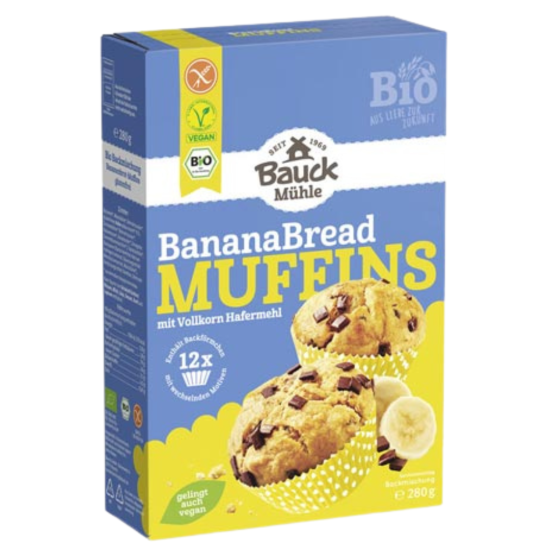 Banana Bread Muffin Mix Bauck gluten-free